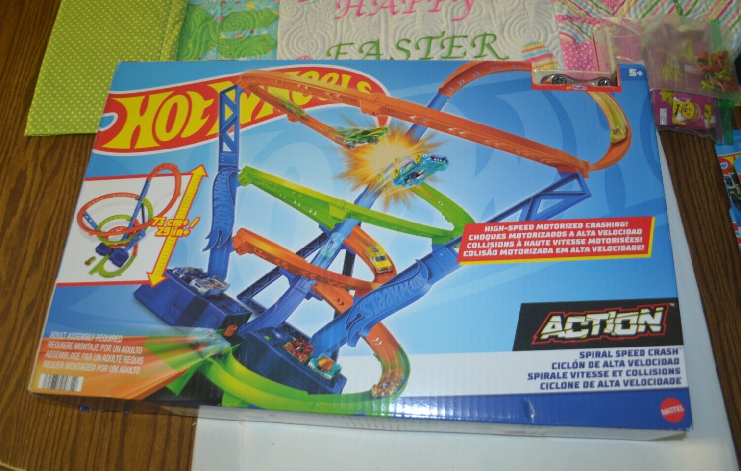 Hot Wheels Crash Spiral Track Set - Playpolis