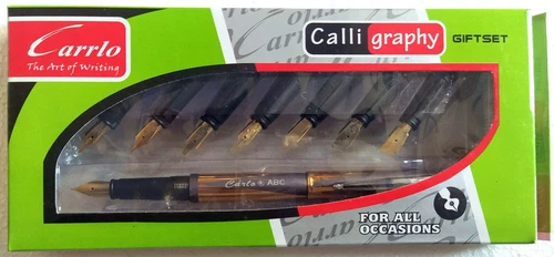 Carrlo Calligraphy Pen Gift Set With 8 Different Nibs - India - A.B.C. #3