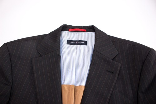 TOMMY HILFIGER Men Samy Jr Davis Wool Formal Blazer Size L (52 - 42) BAZ25 - Picture 3 of 7