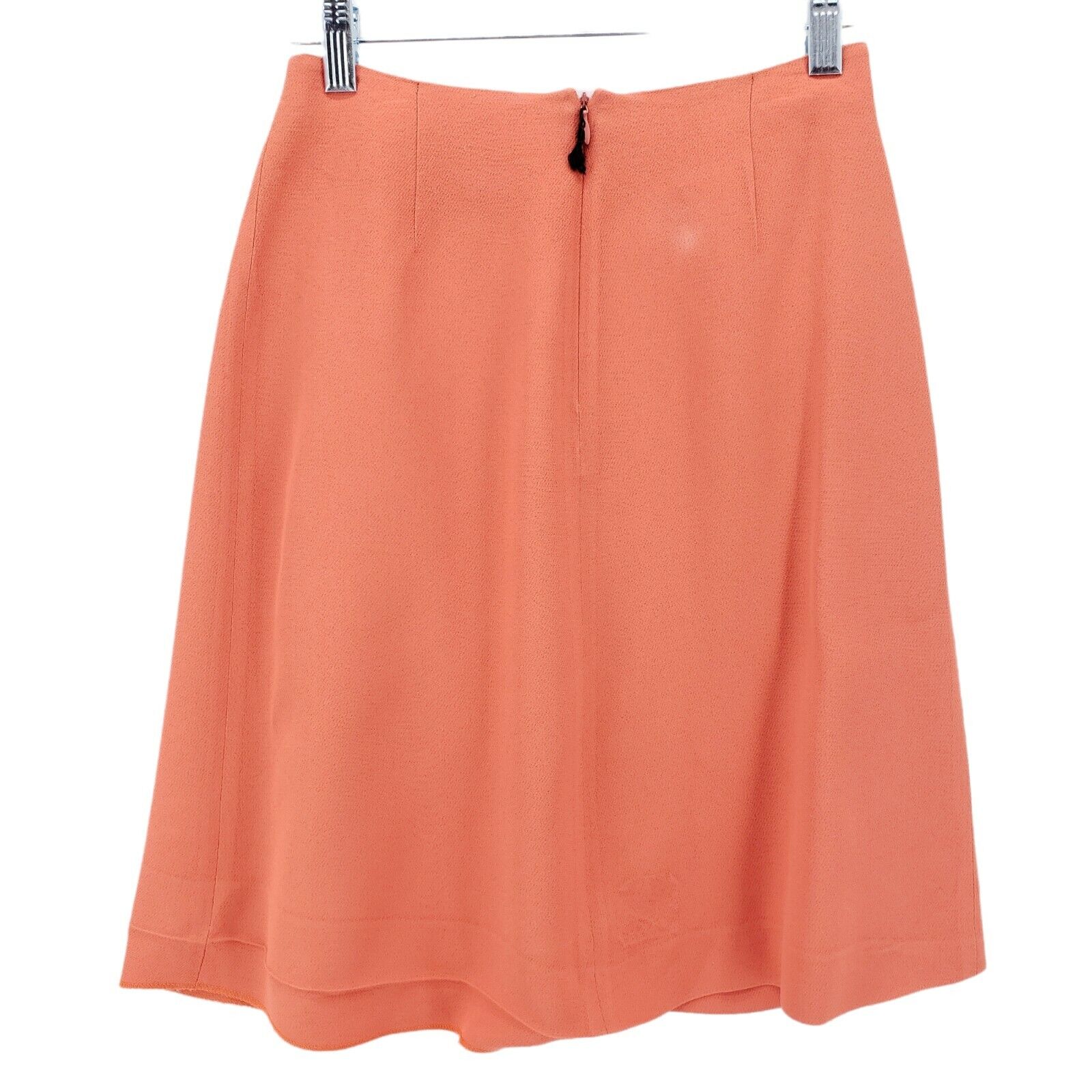 Emporio Armani Orange Faux Wrap Skirt Knee Length… - image 3