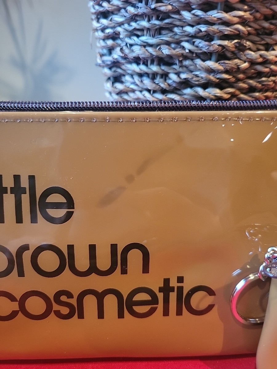 Vintage Bloomingdales Little Brown Cosmetic Zip Case Set