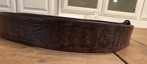 2009 HARLEY DAVIDSON Spell Out Men’s Brown Leather 44” Road Worn Look - Picture 1 of 10