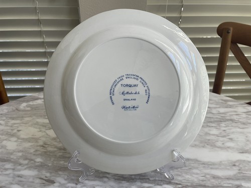 Mottahedeh Torquay Blue Gold Trim 5pc Dinner Place Seting - Picture 4 of 19