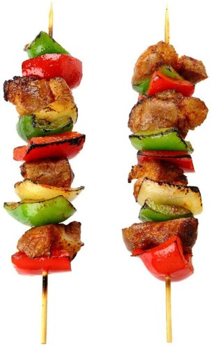 100 Stück - 12 Zoll Bambus Spieße - BBQ Grillstäbchen | Picknickzubehör - Bild 4 von 7