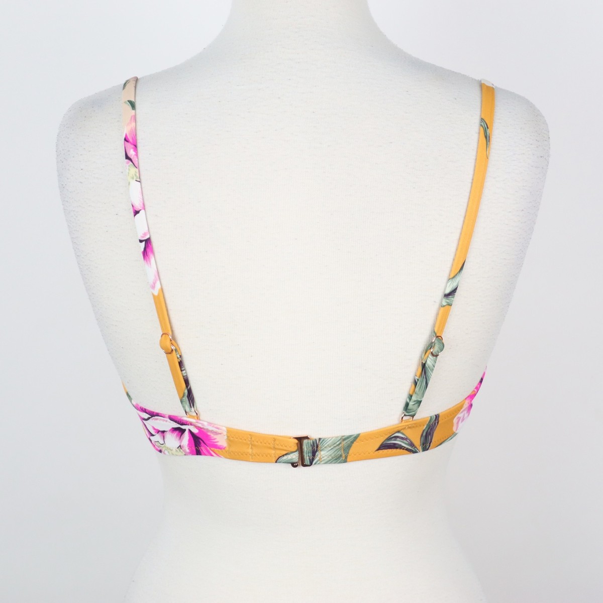 Haut De Bikini Shade & Shore Bleu Floral - Taille 36B, Neuf Avec étiquettes, Parfait Pour L'été