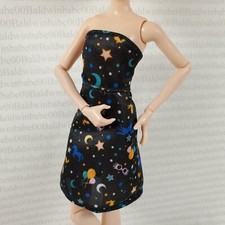 CÓCTEL C ~ HARRY POTTER LUNA LOVEGOOD MUÑECA LUNA Y ESTRELLAS ESTAMPADO VESTIDO ROPA