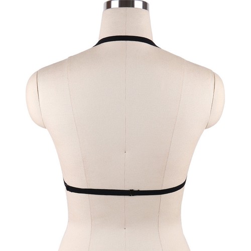 Harness Elastic Cupless Cage Bra Sexy Lingerie for Women Top Exotic Strap Belt - Picture 122 of 273