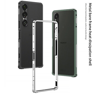 For Sony Xperia VII, Aluminum Metal Hippocampus Bumper Frame Border Case 