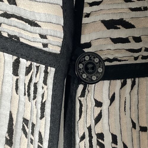Chaqueta Carmen Melero Diseñadora Damas UK16 Madre de Novia Carreras Formales Negra Beige - Imagen 4 de 14