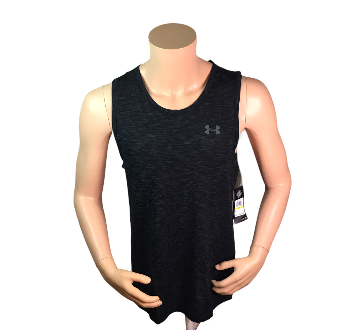 NWT38 Under Armour Heatgear Мужская бесшовная майка без рукавов Черный 1347252 размер S M L 5390₽