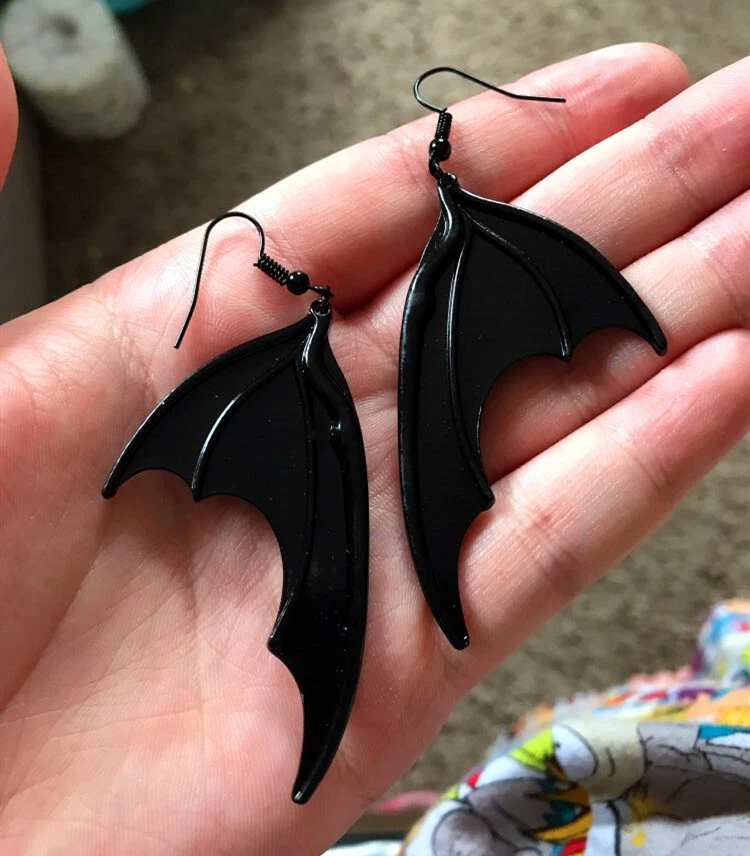 Bat wing shop earrings