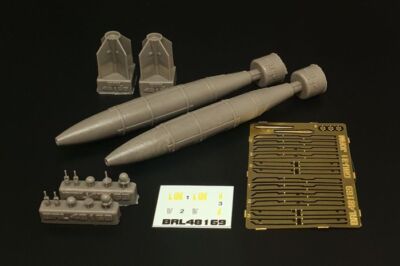 Brengun BRL48169 1/48 GBU-31 JDAM Bombs resin set of U.S. bombs (2 pcs)