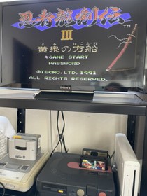 Ninja Ryukenden 3 Nintendo Famicom Tecmo 1991 Japanese Version TCF-3N Action