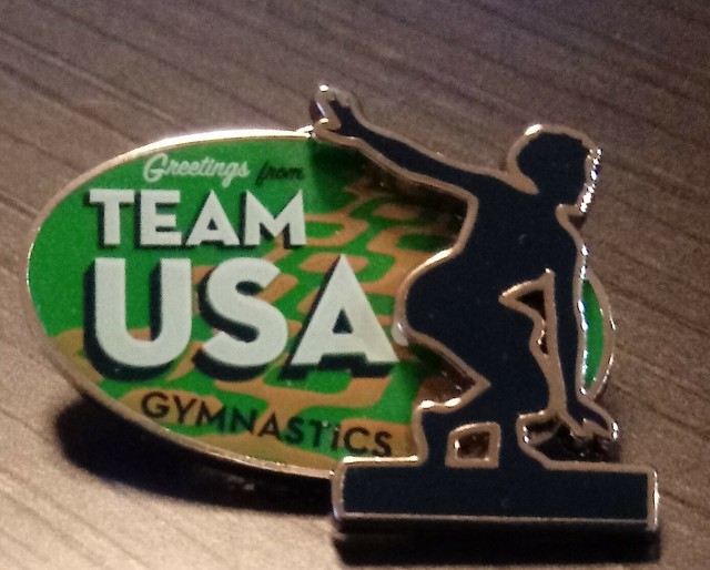 2020 Greetings From Team USA Tokyo Olympic Pin 3D Gymnastics 2020 Greetings From Team USA Tokyo Olympic Pin 3D Gymnastics