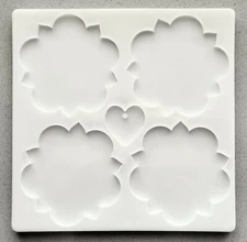 Poinsettia Coaster Silicone Mold AU