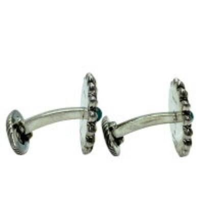 GUCCI 　カフリンクス　カフス　Ag925 Gucci cufflinks Ag925 silver color turquoise blue with box