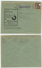 99709 - Mi.Nr. 598 - Beleg Bohrer & Comp., Bürobedarf - Kiel 16.11.1935