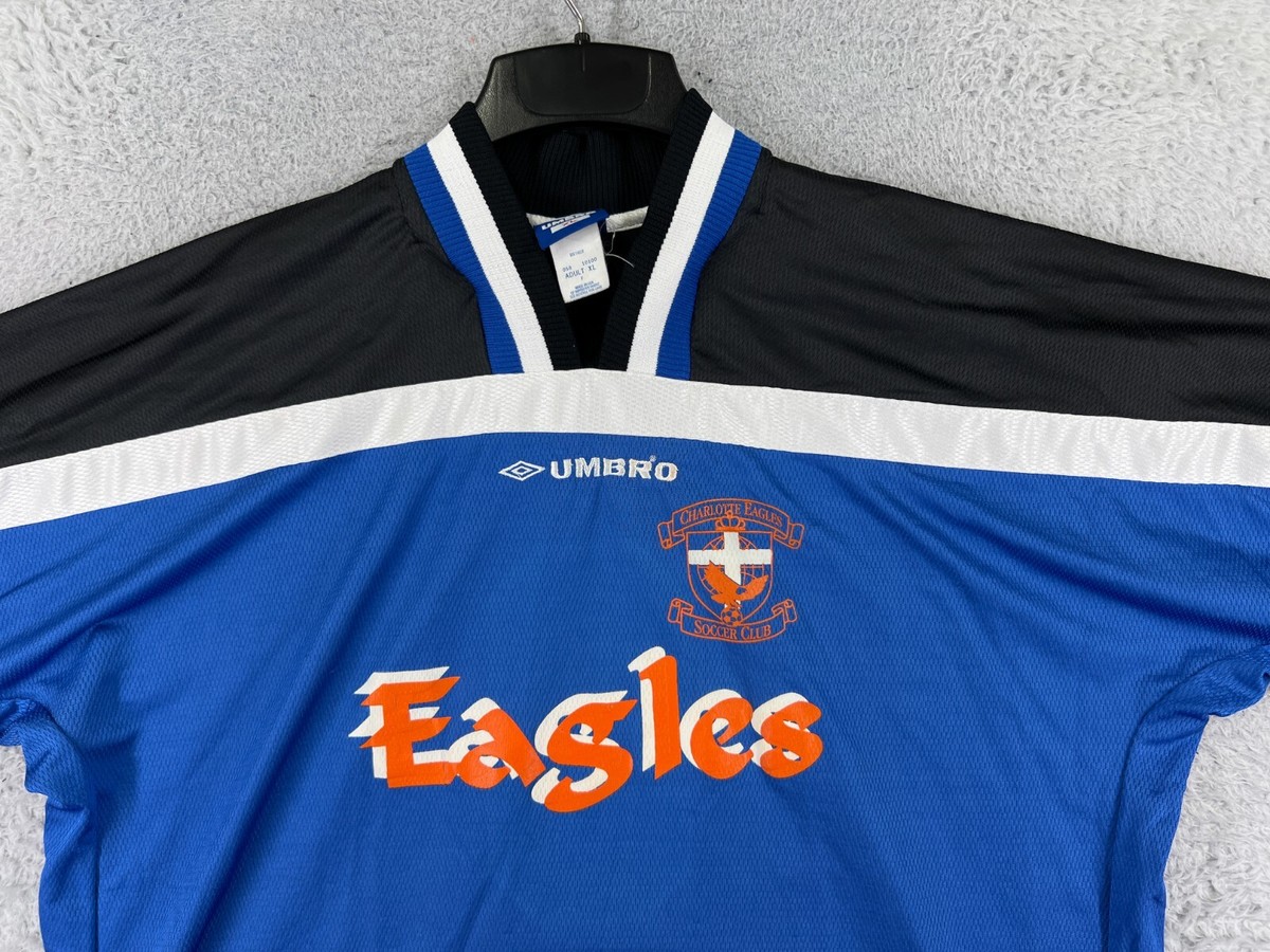 VINTAGE Charlotte Eagles Soccer Club Jersey Adult Extra