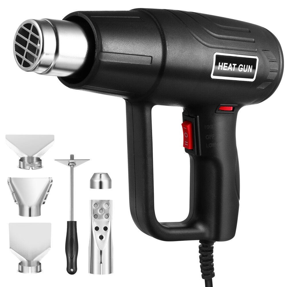 1500 W Hot Air Blower With Nozzles Electric Heat Heater | eBay