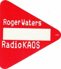 ROGER WATERS 1987 RADIO KAOS TOUR GREEN VIP  BACKSTAGE PASS / PINK FLOYD