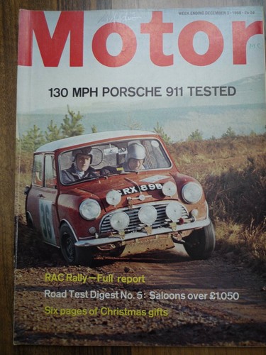 1966 MOTOR 3 Dec Lotus Elan Volvo 221 Ford Zodiac 132S Triumph BMW Alfa Giulia