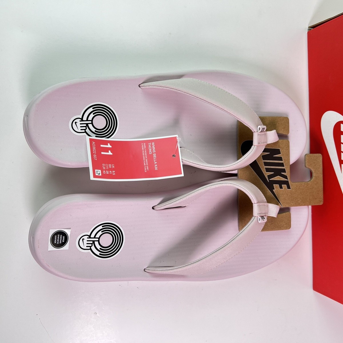 Nike Bella Kai Thong Women 11 Flip-Flop Slide Sandal AO3622
