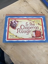 Ancien livre d'enfant en relief système Lucos le petit chaperon rouge