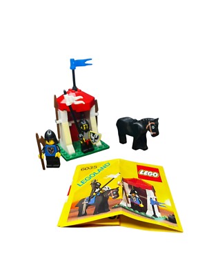 Lego 6035 Castle Black Falcons Castle Guard 100% Complete w/Instructions Vintage