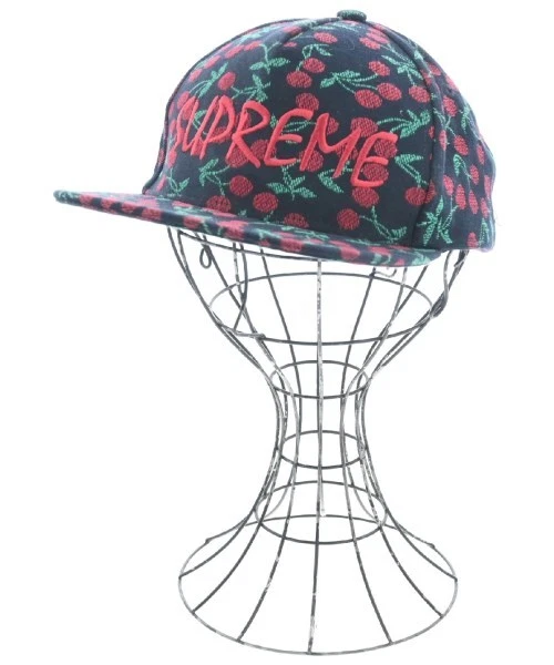 Casquette Supreme NavyxRedxGreen (à motifs) 2200548525074