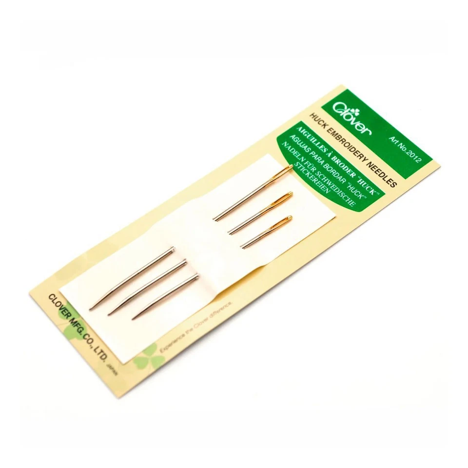 Agujas de bordar Clover Huck, paquete de 3 Foto 2 de 3