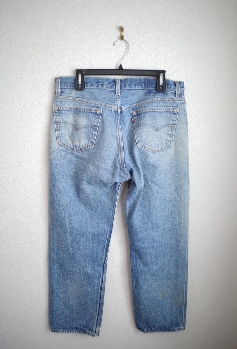 パンツ 1980s LEVI'S 501 DENIM PANTS W29 L36 Levi's 80s 90s 501xx Button fly denim pants Size: W29 Blue VG