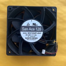 Sanyo 9GV1224P1J041 24V 1.5A 12038 12CM 4-wire inverter cooling fan