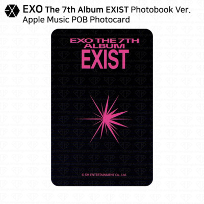 EXO The 7th Album EXIST POB Photocard Apple Music Soundwave