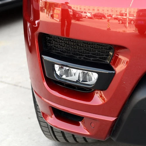 Fits 2014-2017 L494 Range Rover Sport Front Fog Light Gloss Black Cover Trim - Bild 4 von 4