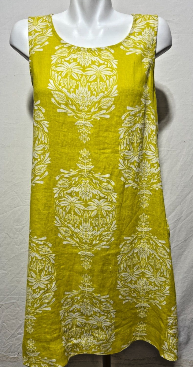 Rachel Zoe Linen Medium Lime Green Dress White Tropical Print Pockets New NWT | eBay Rachel Zoe Linen Medium Lime Green Dress White Tropical Print Pockets New NWT | eBay