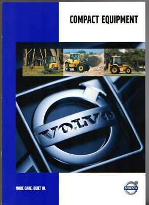 Volvo Kompaktbagger, Radlader & Baggerlader 2009 UK Marktprospekt