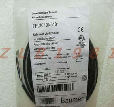 ONE NEW- BAUMER photoelectric switch FHDK 10N5101 #F12