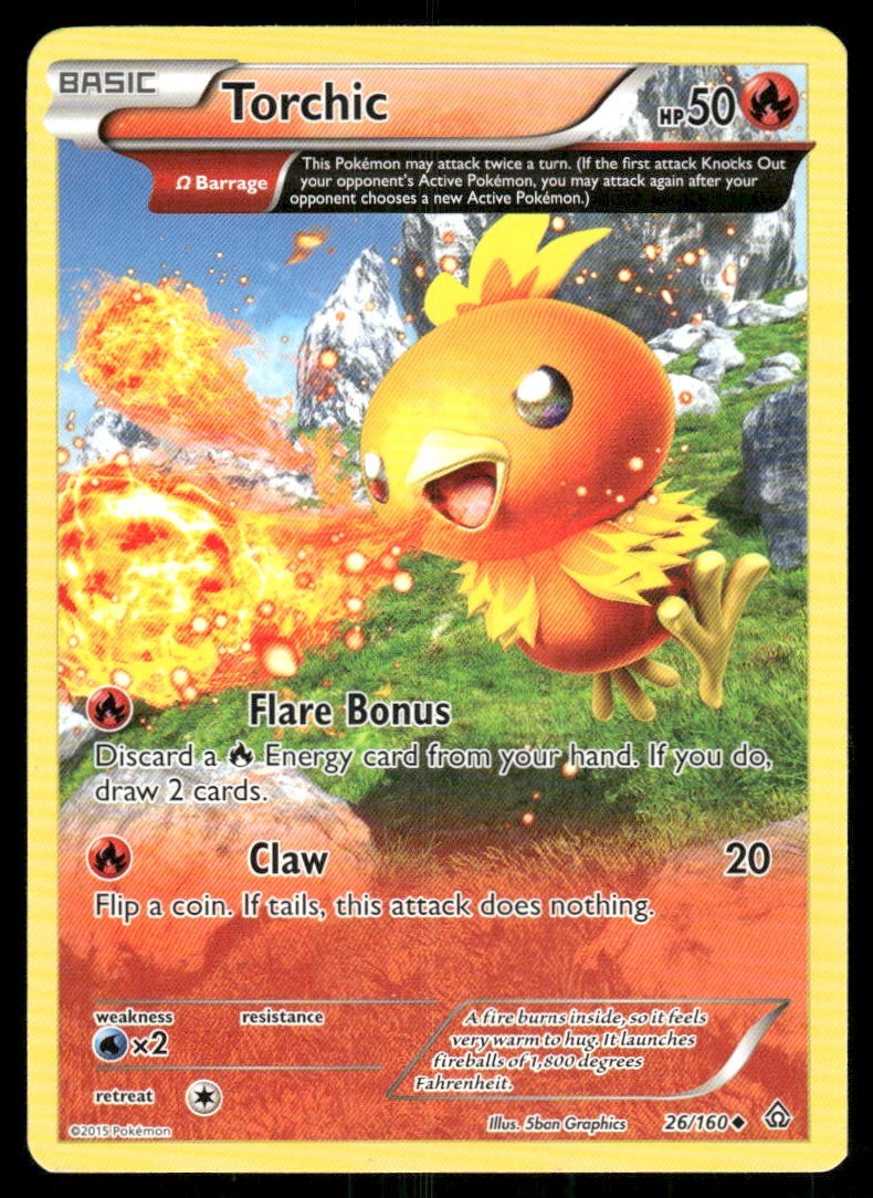 Pokemon Tcg Torchic #26 Pokemon Primal Clash LP