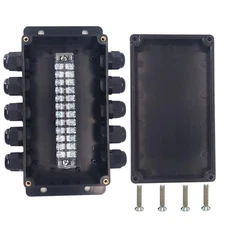 Watertight Junction Box IP67 Waterproof Electrical Project Box with 12P 15A B