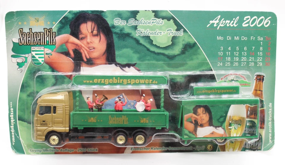 Lote de 3 camiones y remolques de reparto de cerveza alemanes escala 1:87 HO Foto 3 de 4