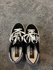 Golden Goose Hi Star Black Glitter Star Leather Sneakers Unisex Size 38