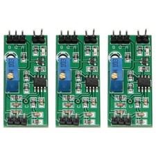 3Pcs LM393 3.5-24V Voltage Comparator Module with LED Indicator High Level6209