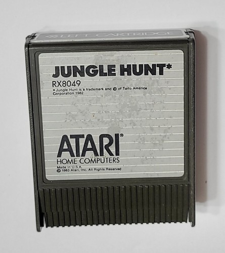 Jungle Hunt Atari 400/800/XL/XE Spiel Cartridge getestet funktioniert