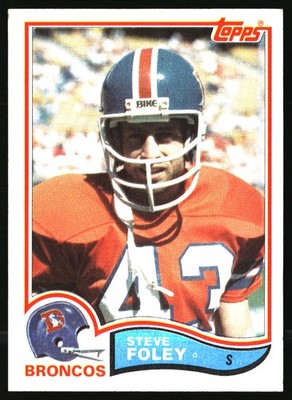 1982 Topps #78 Steve Foley Denver Broncos Free Shipping *L13*
