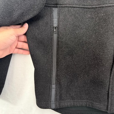 Arcteryx Diplomat Jacket Mens L Black Full Zip Wool Cashmere | eBay