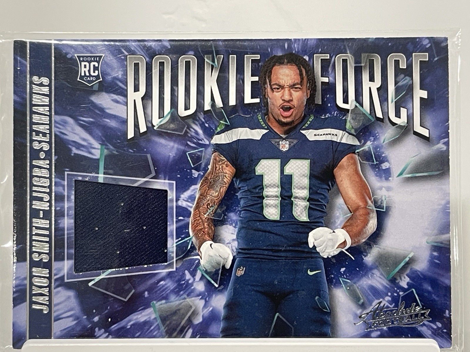 Jaxon Smith-Njigba Panini Absolute Rookie Force Relic #RF12 Base