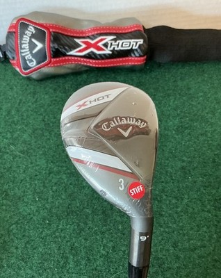 Callaway X Hot 3 Hybrid 19* Stiff Flex Shaft RH New In Factory Plastic