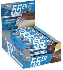 Frey Nutrition 55er Protein Bar, 20 x 50 g Riegel, Schoko-Crisp