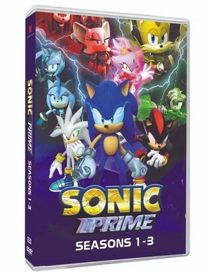 Sonic Prime: The Complete season 1-3(DVD,6-Disc box Set)