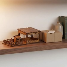 Modello Casa Sud-Est Asiatico Giocattolo Educativo per Scenari Militari